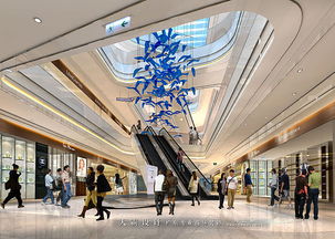 艺术性和实用性俱佳的购物中心装修方案由天霸设计提供